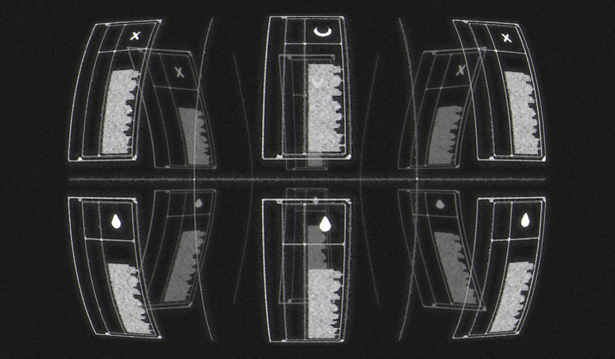 Monochrome ODY Island artwork